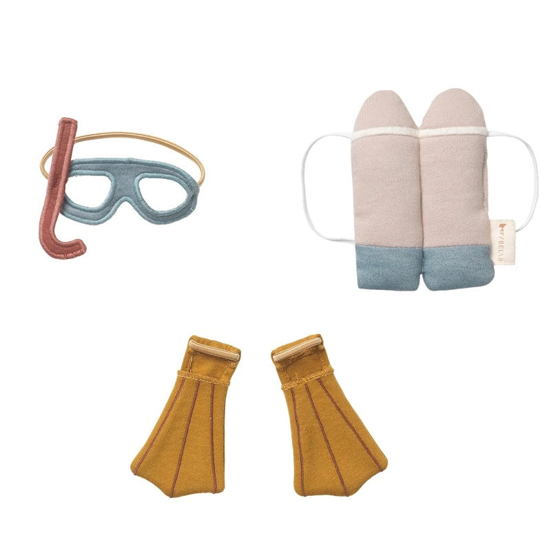 Fabelab Dolls Clothes - Scuba Set