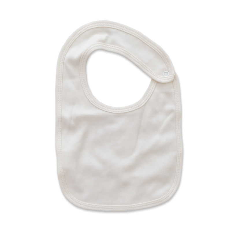 Sustainable Hooded Bib - Natural White