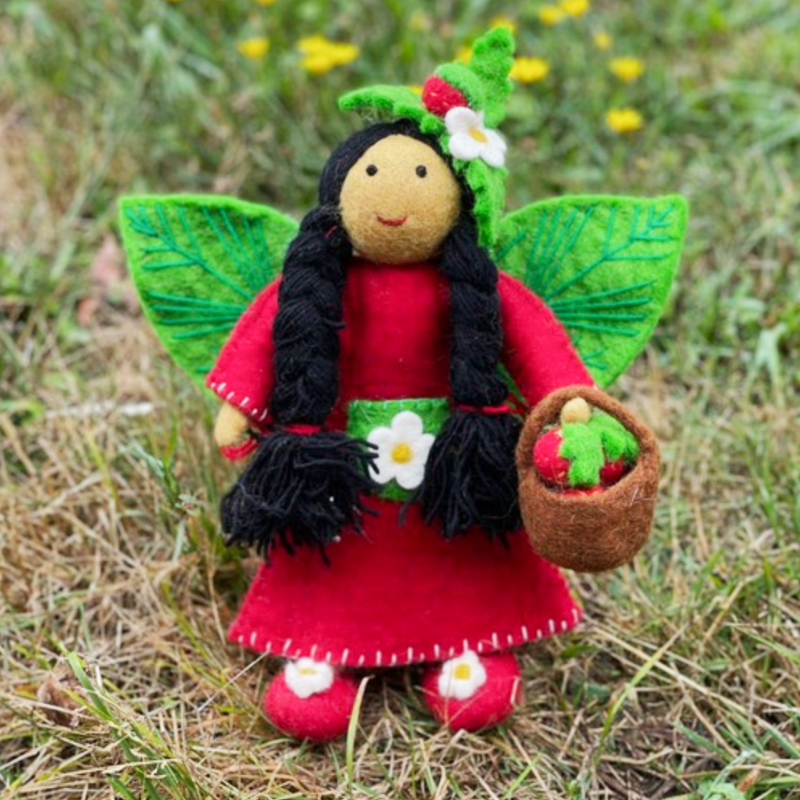 Strawberry Felt Faery