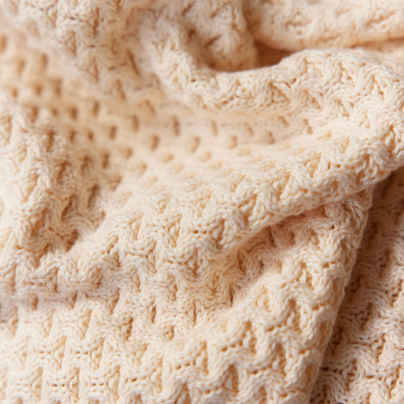 Nature Baby Honeycomb Blanket - Natural Cot