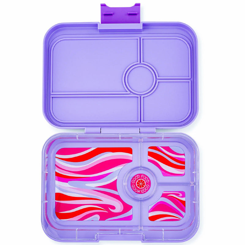 Yumbox Tapas 4C - Ibiza Purple Groovy Tray