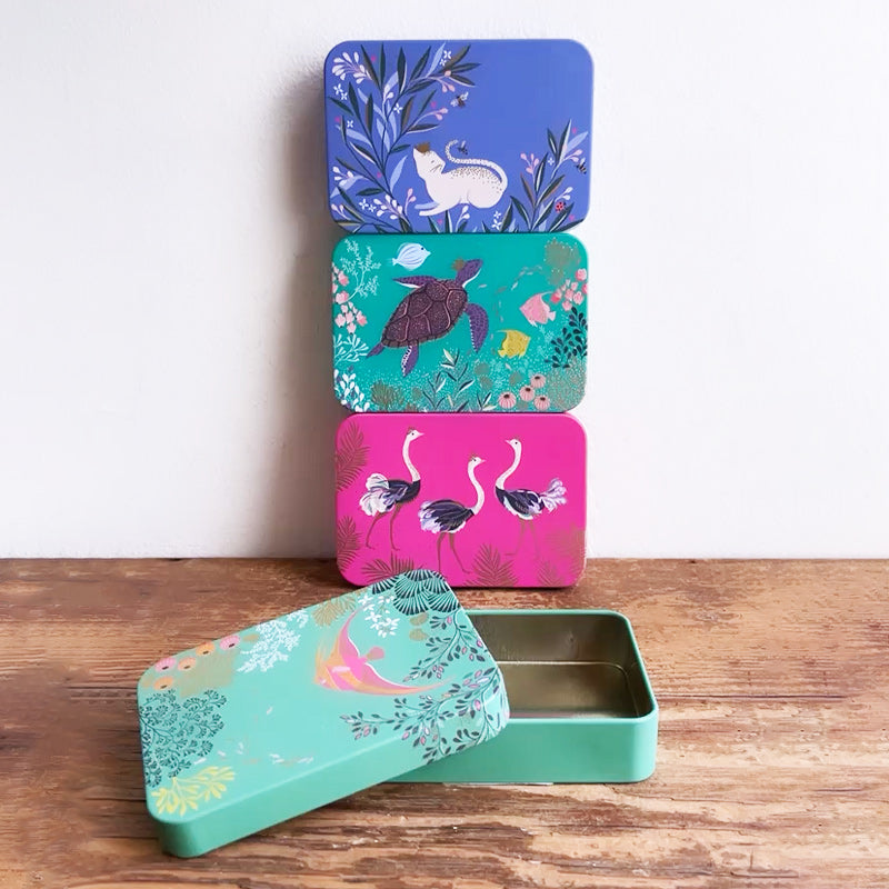 Sara Miller Flip Lid Pocket Tin - Assorted
