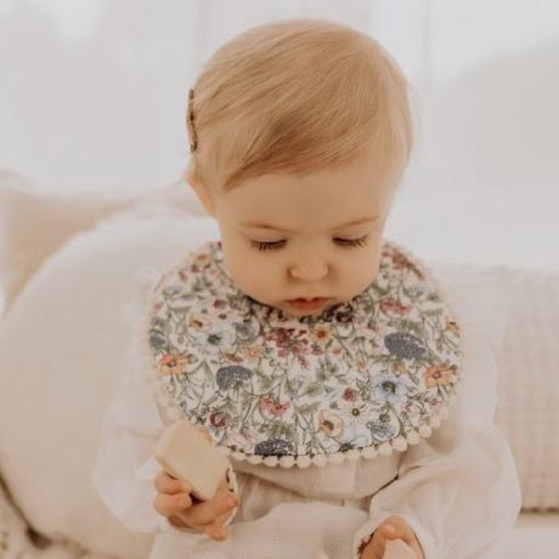 Josie Joan's Pom Pom Bib - Heidi