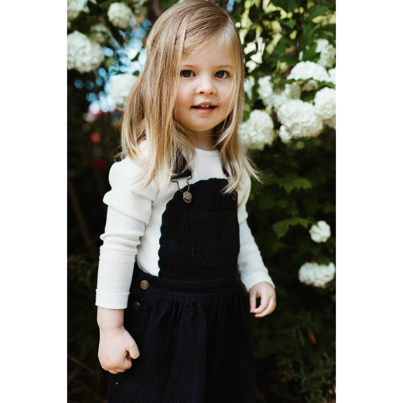 Peggy Cleo Pinafore - Navy