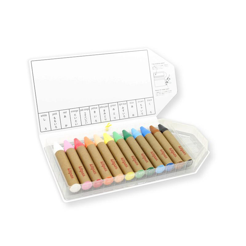 Kitpas Large Stick Crayons 12 Colours