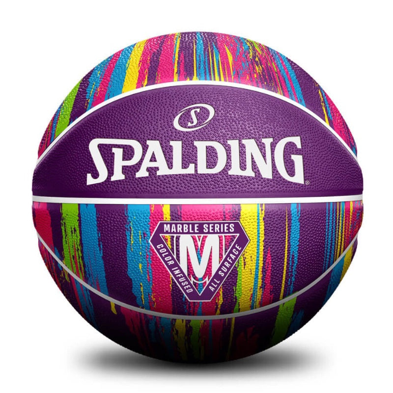 Spalding Basketball Size 6 - Purple Marble