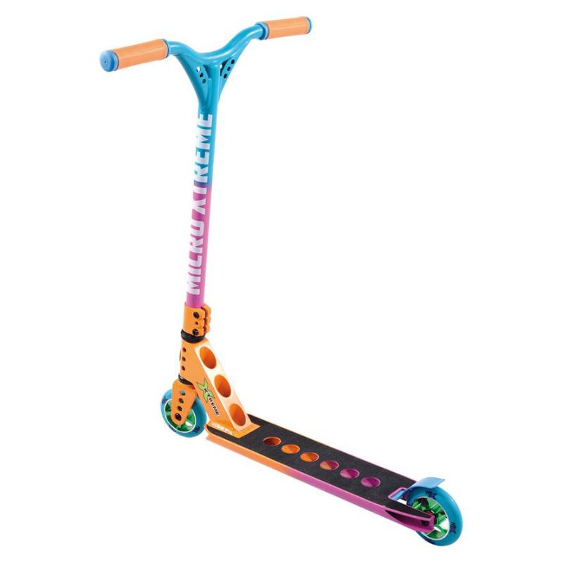 Micro mX Trixx Stunt Scooter - Rainbow Aqua