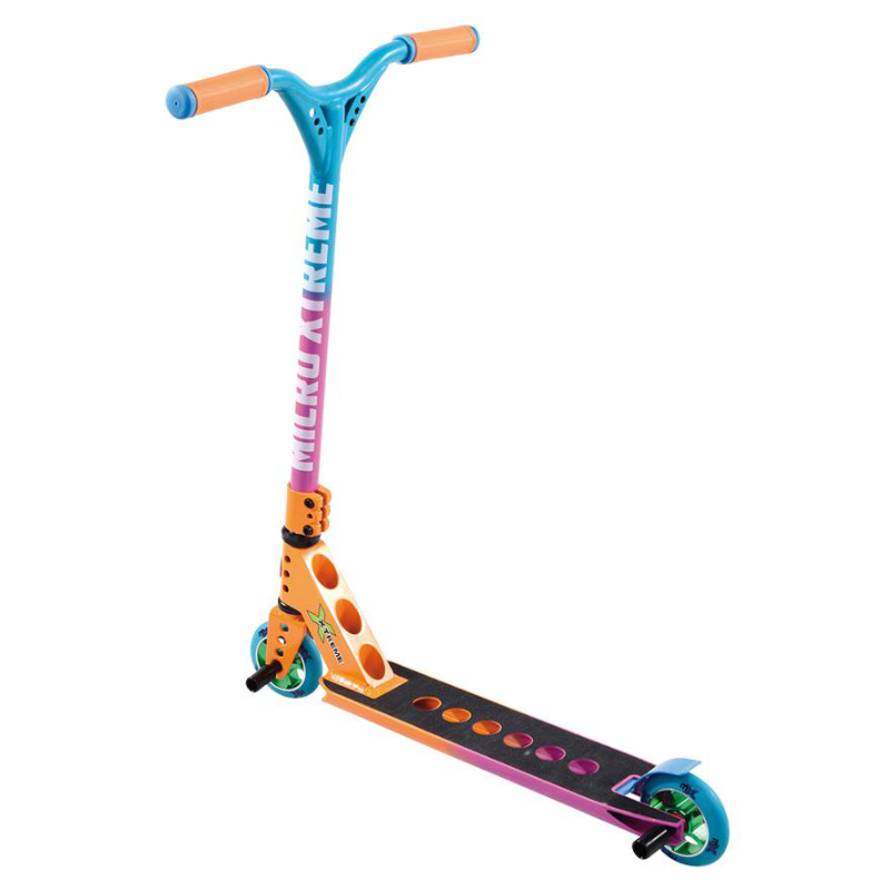Micro mX Trixx Stunt Scooter - Rainbow Aqua