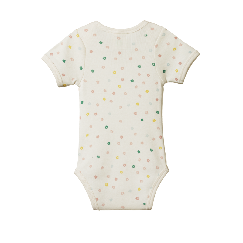 Nature Baby SS Bodysuit - Flora Print