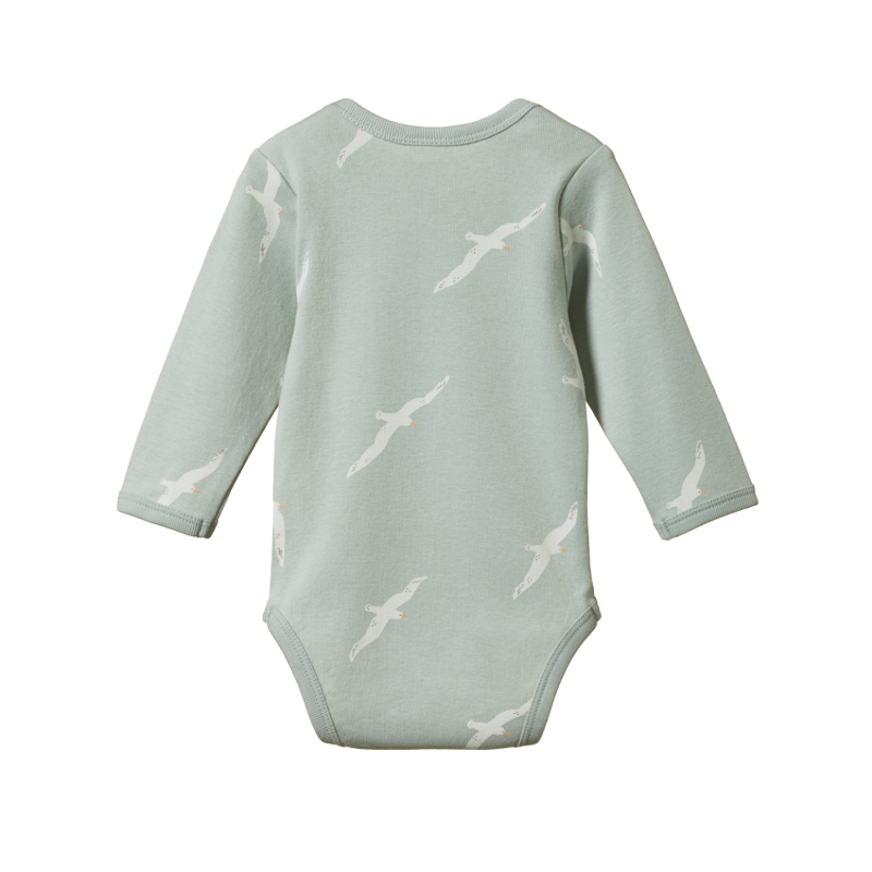 Nature Baby LS Bodysuit - Flying Albatross