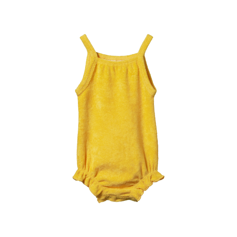 Nature Baby Ruffle Suit Terry - Sunshine