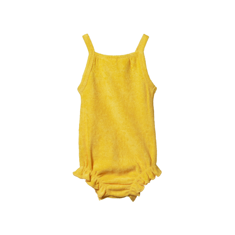 Nature Baby Ruffle Suit Terry - Sunshine