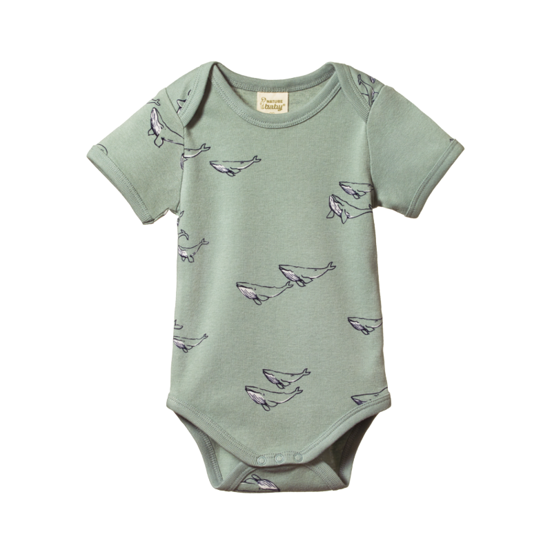 Nature Baby SS Bodysuit - Humpback Whale