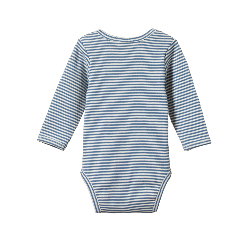 Nature Baby LS Bodysuit - Deep Blue
