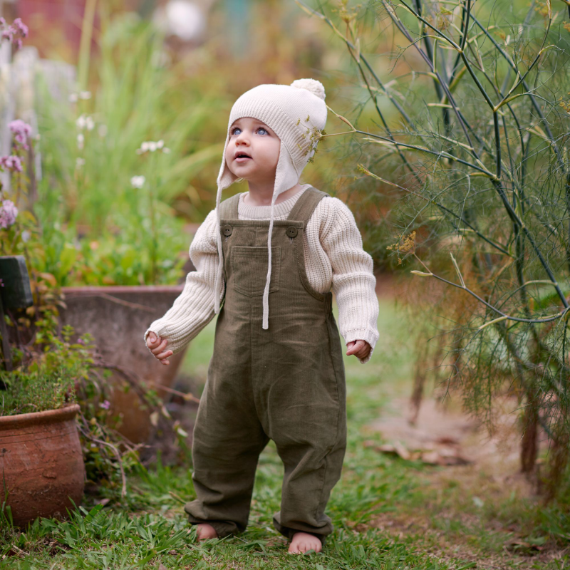 Nature Baby Tipper Overalls - Cypress