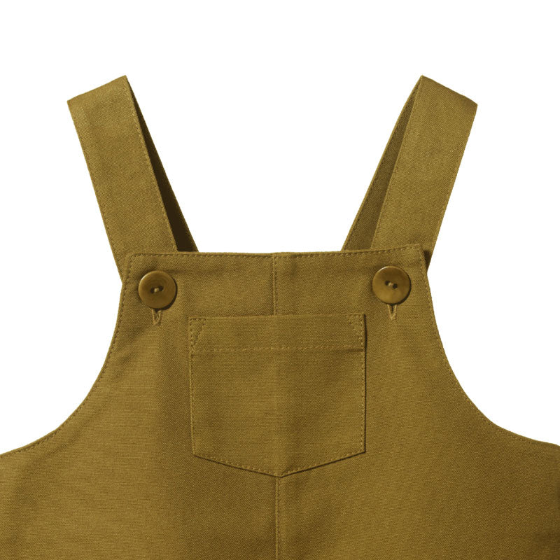 Nature Baby Tucker Shortie Overalls - Cactus