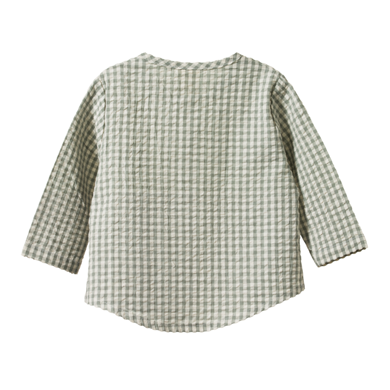 Nature Baby Caravan Shirt - Lagoon Check