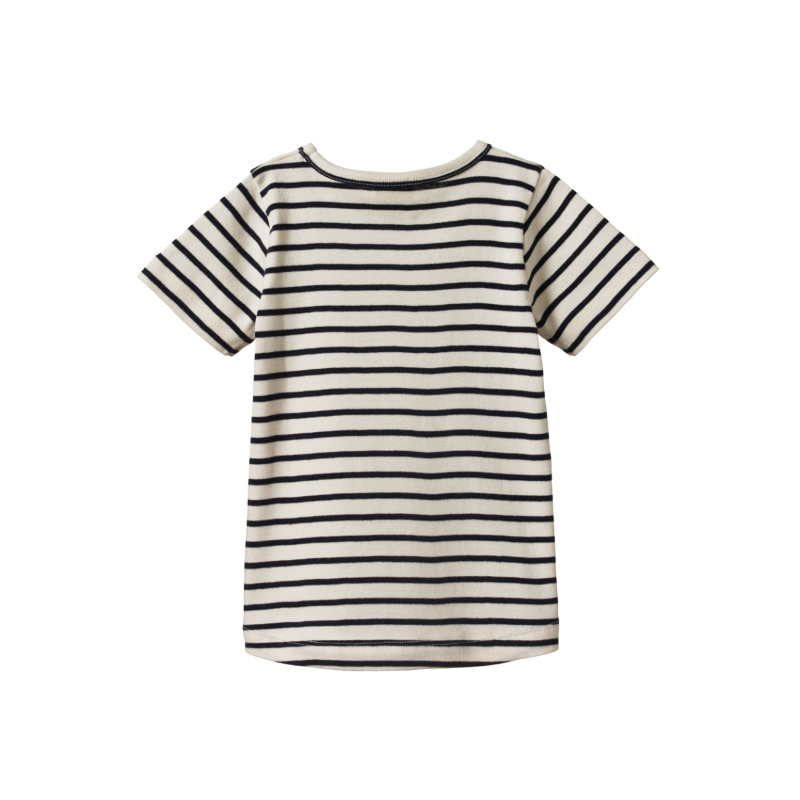 Nature Baby River Tee - Navy Sailor Stripe