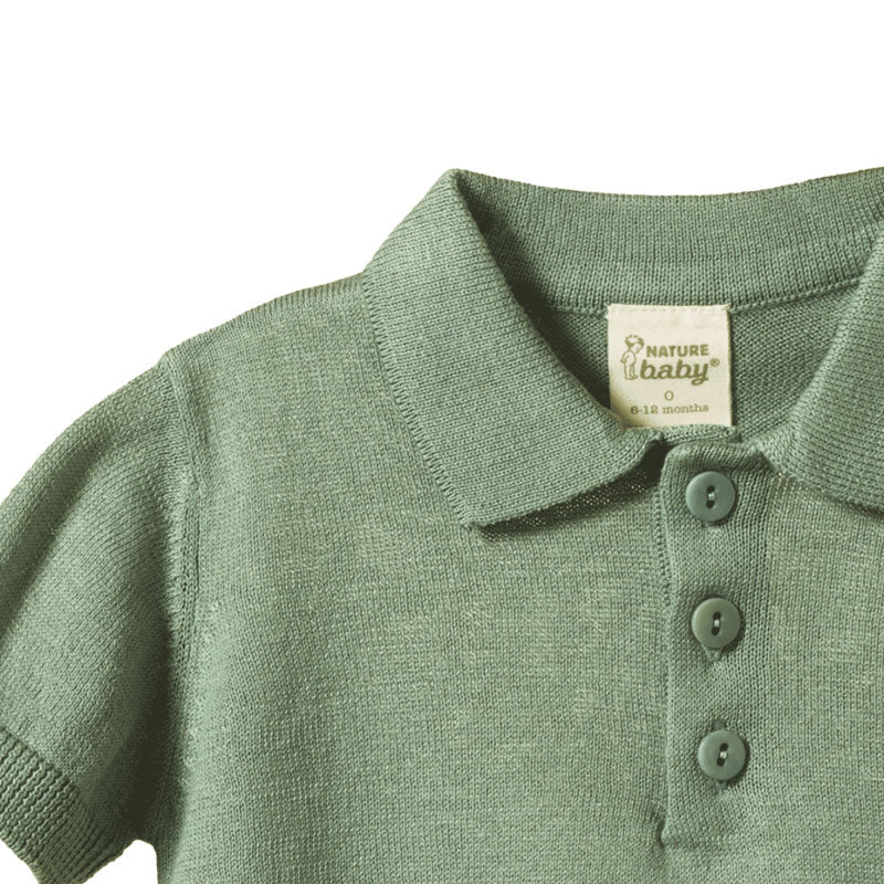 Nature Baby Stevie Polo - Lily Pad