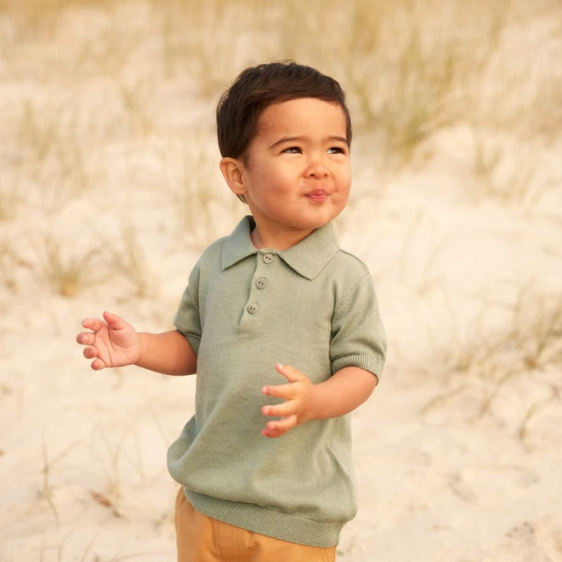 Nature Baby Stevie Polo - Lily Pad