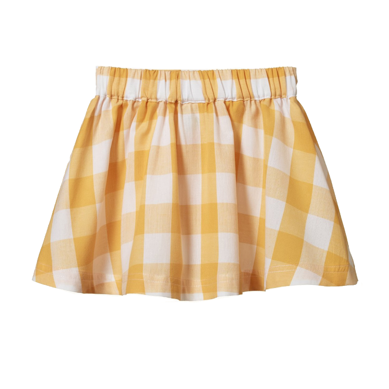 Nature Baby Millie Skirt - Honey Gingham