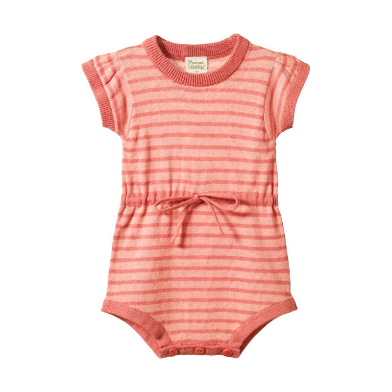 Nature Baby Lottie Suit - Peony Sailor Stripe