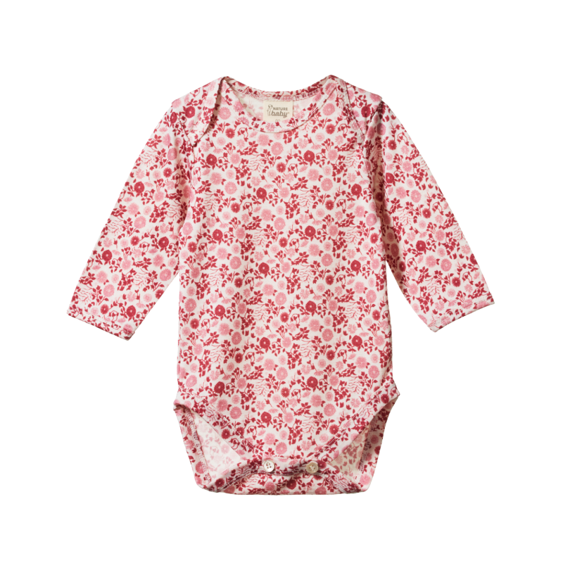 Nature Baby Merino LS Bodysuit - Willow