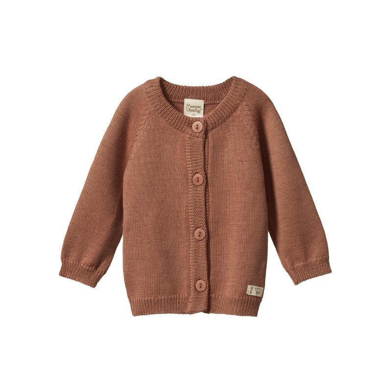 Nature Baby Merino Cardigan - Hazelnut