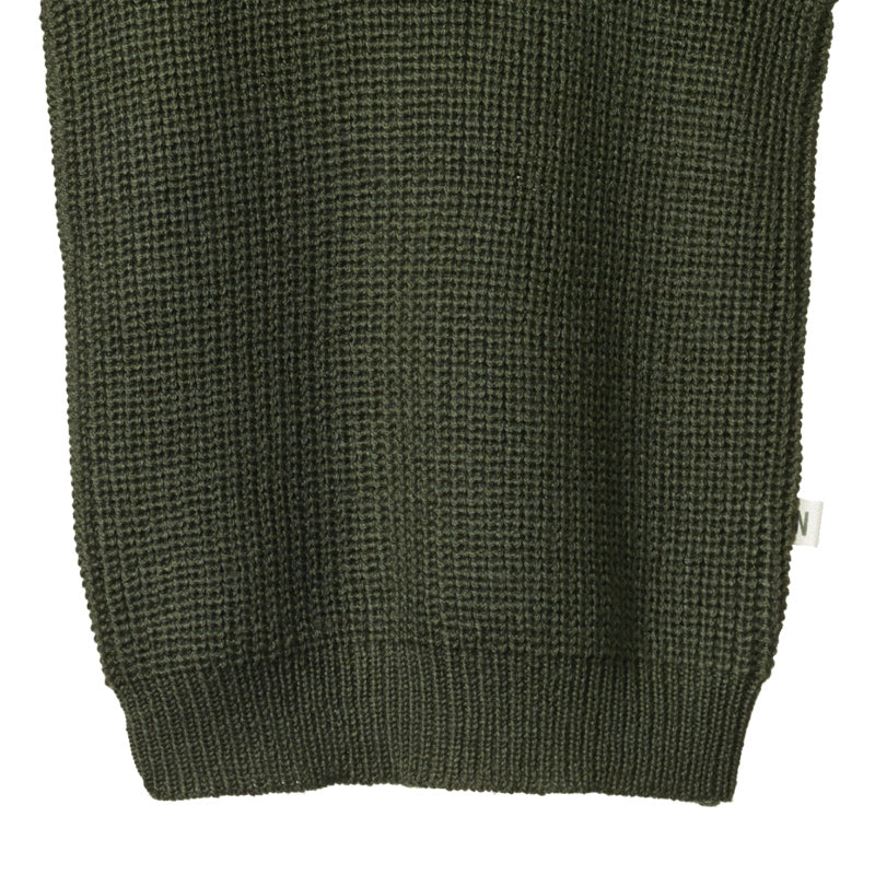 Nature Baby Merino Chunky Knit Vest - Thyme