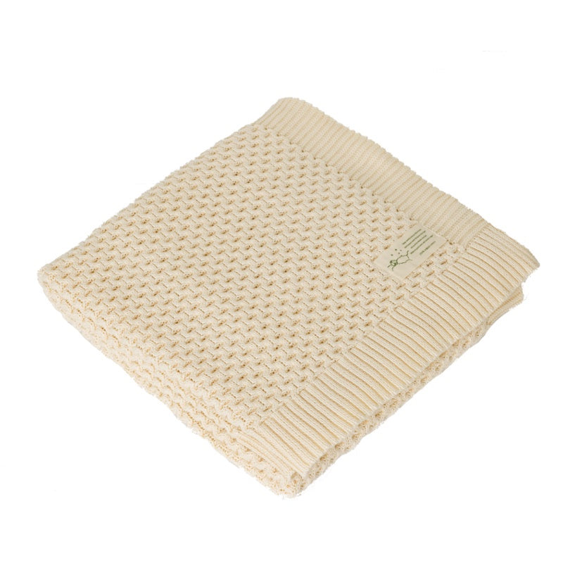Nature Baby Honeycomb Blanket - Natural Cot