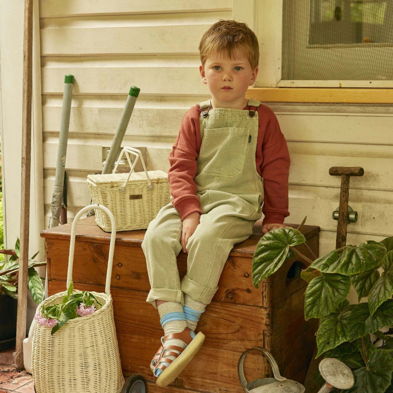 Olli Ella Rattan Original Luggy - Chalk