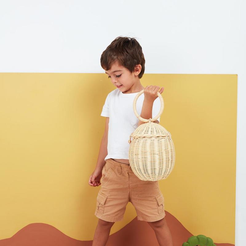 Olli Ella Egg Basket - Rattan