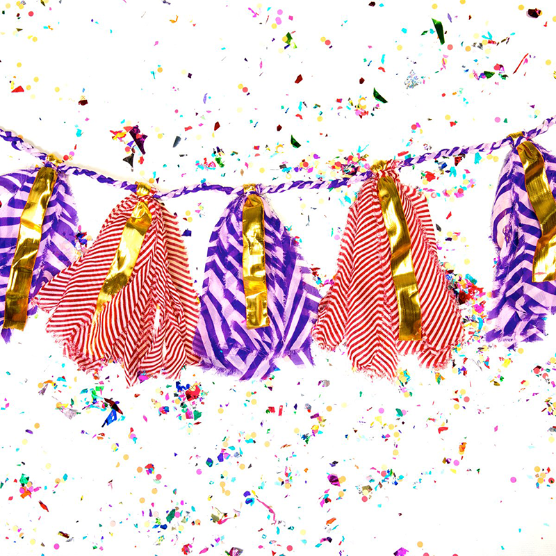 Garland Sari Party Tassel - assorted