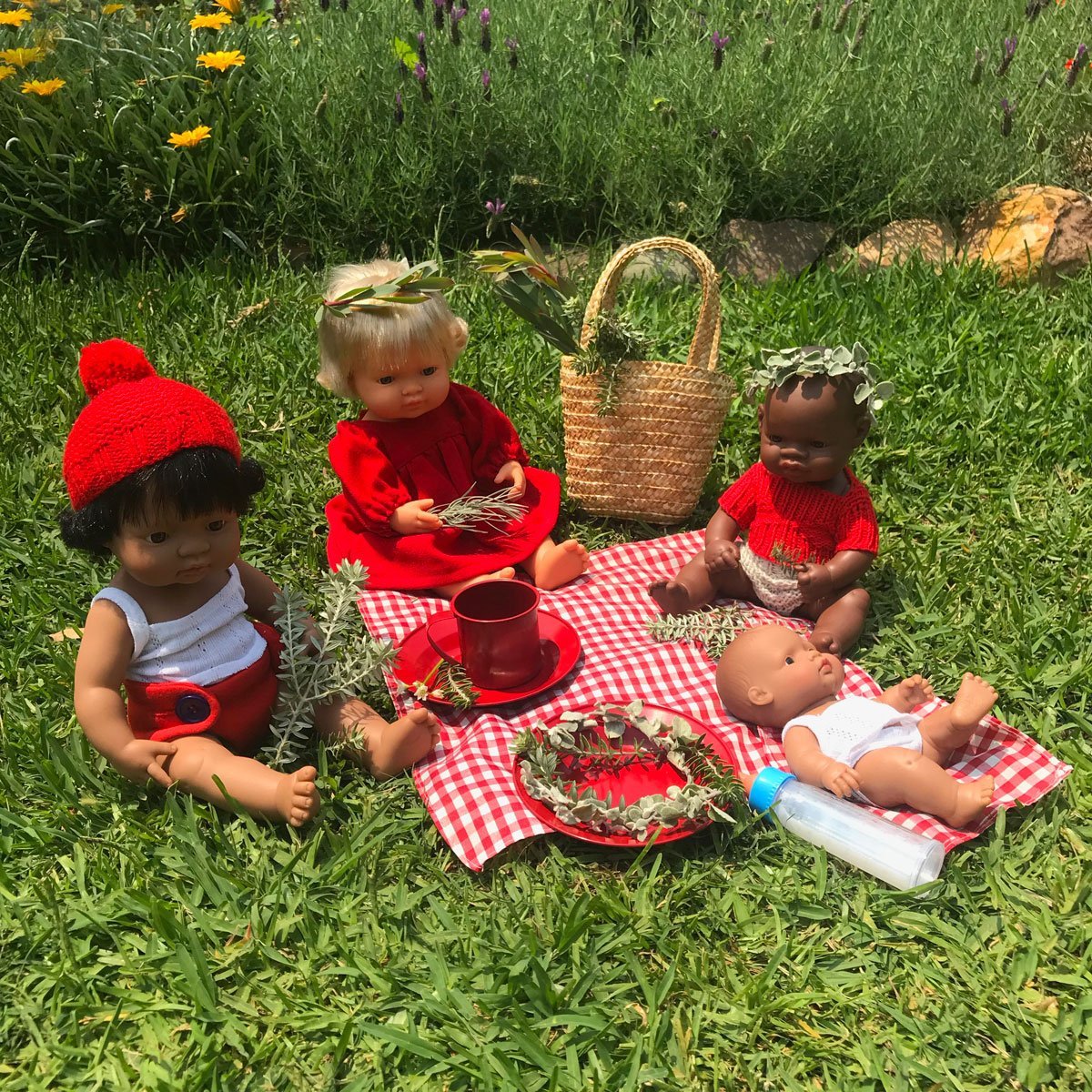 handmade dolls clothes for Miniland dolls. Dolls nappy. Kids store, kid toy shop Sydney.