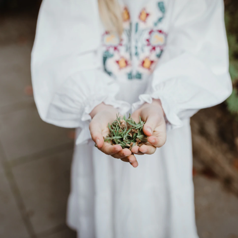 Peggy Hettie Dress - White