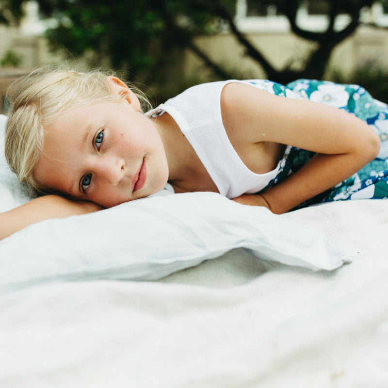 Peggy Poppie Dress - Dahlia Print Blue