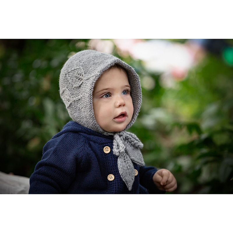 Acorn Leaf Bonnet - Grey