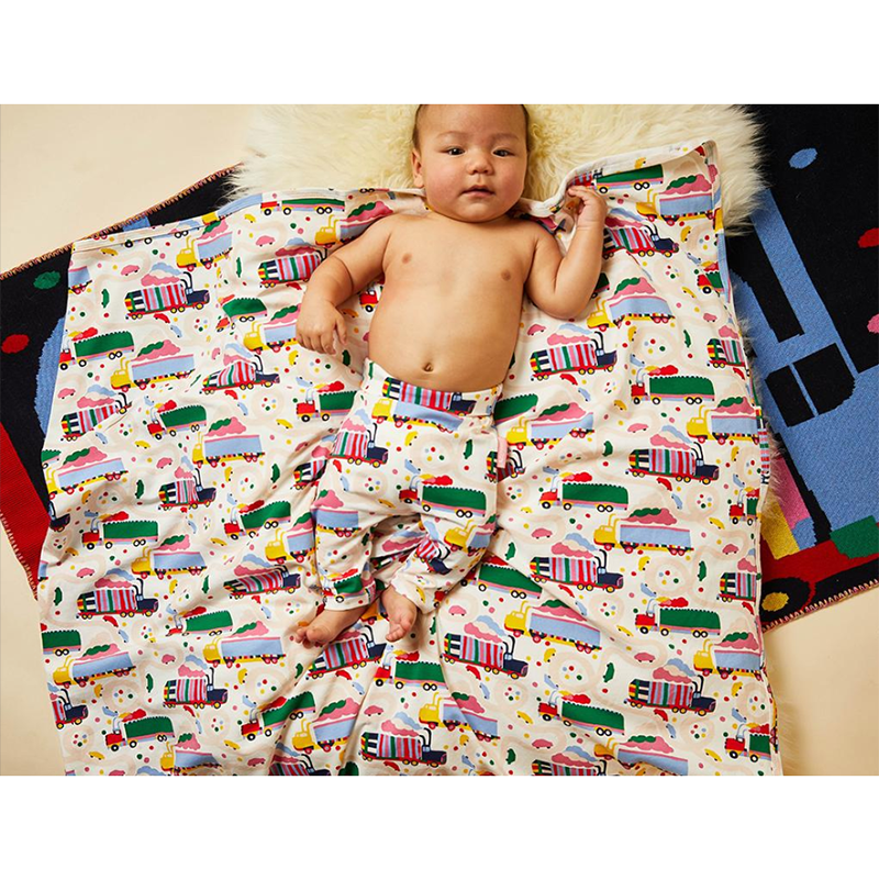 Halcyon Nights Baby Wrap - Lorries