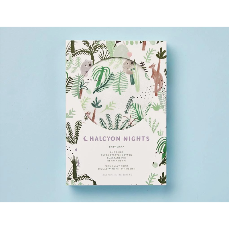 Halcyon Nights Baby Wrap - Fern Gully