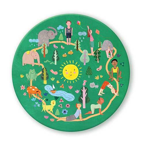 Yoga kids puzzle, Sun Salutation Puzzle in Shorties kids shop Sydneys inner west