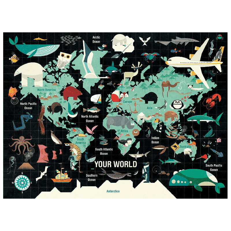 Mudpuppy 1000Pc Puzzle - Your World