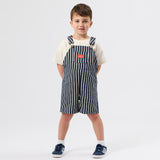 Goldie + Ace Burton Overalls - Railroad Stripe