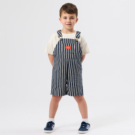 Goldie + Ace Burton Overalls - Railroad Stripe