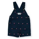 Goldie + Ace Burton Overalls - Mini Embroidered Strawberry