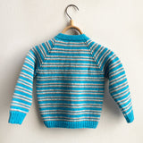 Hand Knit Striped Grandpa Cardigans - No. 15E