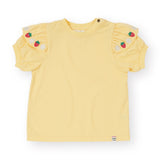 Goldie + Ace Flounce Shoulder Strawberry Top