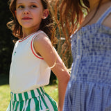 Goldie + Ace Pocket Skirt - Happy Stripe