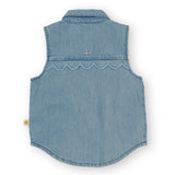 Goldie + Ace Scallop Edge Chambray Vest