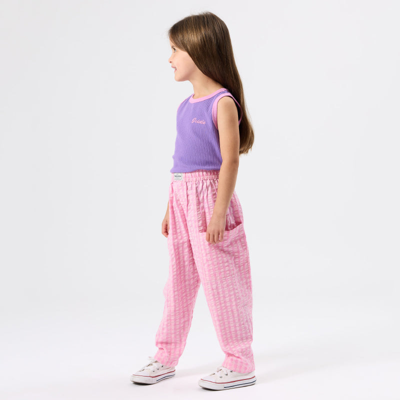 Goldie + Ace Lightweight Kit Pocket Pant - Gingham