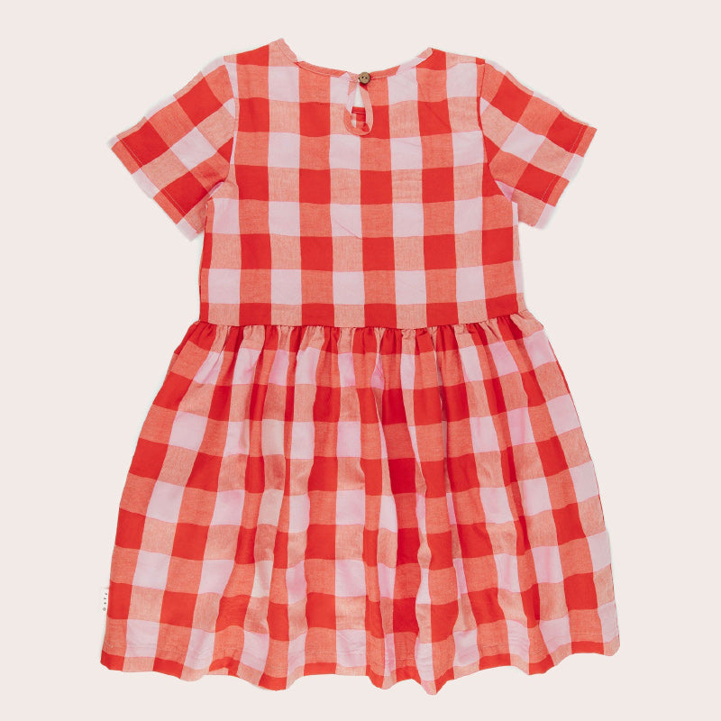 Olive And The Captain Noa Dress - Red Gingham